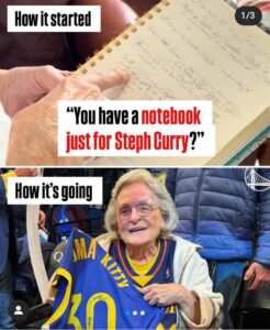 Stephen Curry Shares a Heartwarming Moment with Grandma Kitty Before Warriors vs. Nets