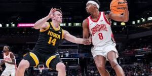 No. 15 Iowa Upsets Ohio State, Hurts Buckeyes’ NCAA Hopes